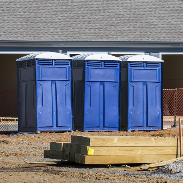 are there any restrictions on what items can be disposed of in the portable restrooms in California